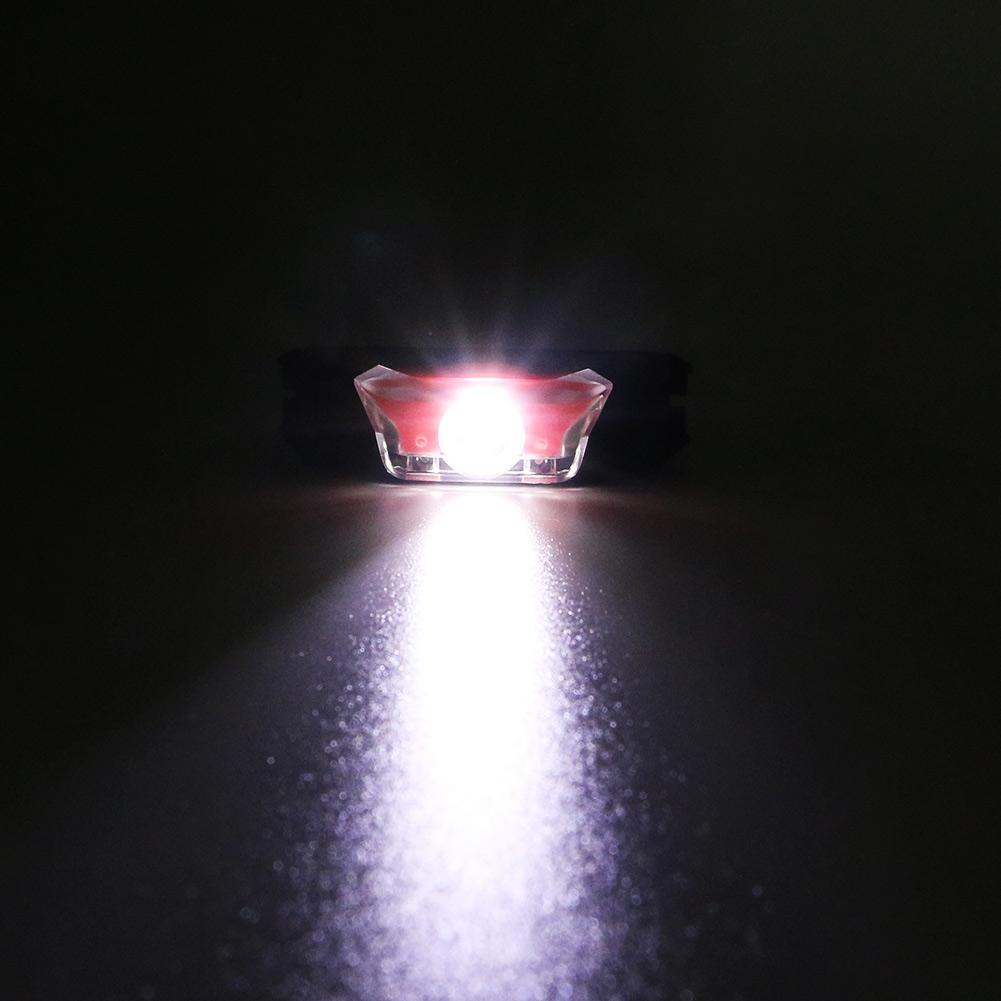Professional 4 Modes Waterproof XPE White+2*LED Red Headlamp Mini Headlight Flashlight Outdoor
