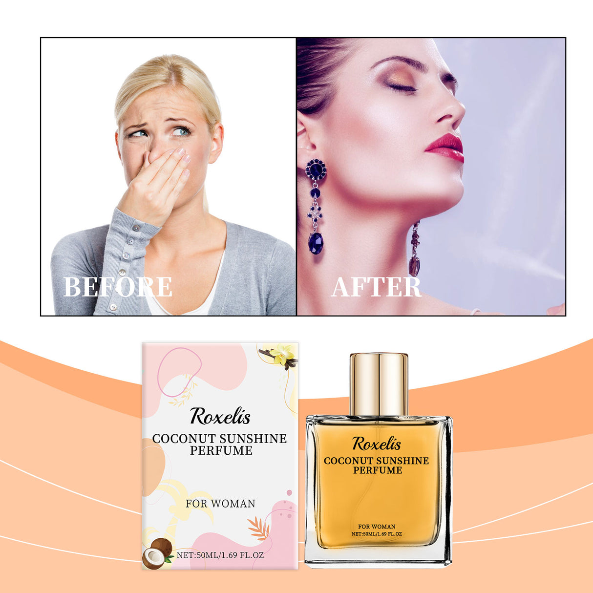 Light Vanilla Coconut Perfume, Fresh Light Fragrance Lasting Light Elegant Exudes Attractive Feminine Fragrance Convenient Perfume - V.I.P Digital Presence