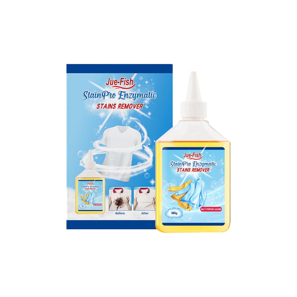 Biological Enzyme Cleaner, Removes Yellow Stains, Stains Stubborn Greasy Clothes Cleaner - V.I.P Digital Presence