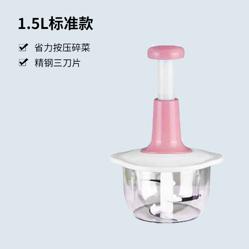 Press Garlic Processor Popper Meat Grinder Manual Baby Food Maker - V.I.P Digital Presence