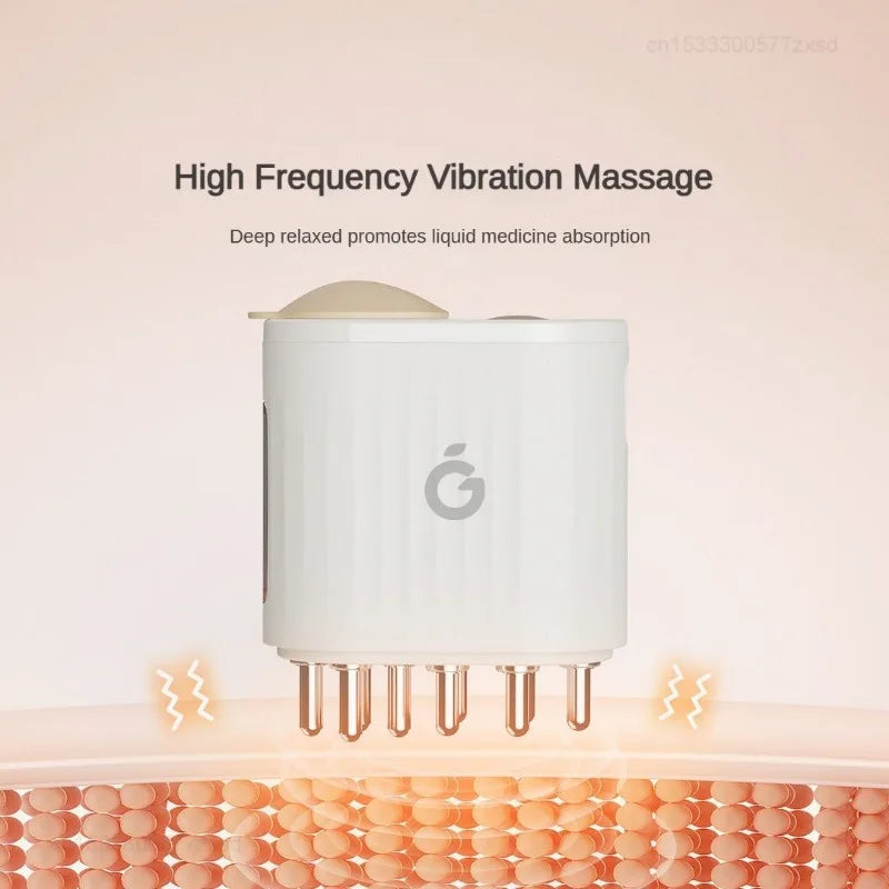 Youpin Hipee Scalp Applicator Infrared Light Vibration Massage Scalp Liquid Comb Essential Oil Liquid Guiding Massager Comb Hair - V.I.P Digital Presence