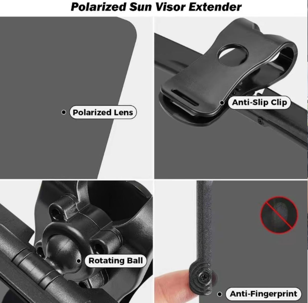 GlareGuard Visor Extender