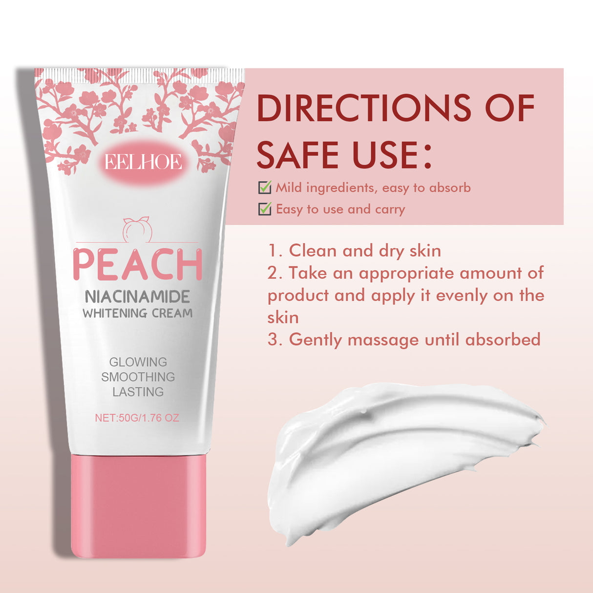 Peach Nicotinamide Beauty Cream, Moisturizing, Moisturizing, Brightening And Moisturizing Body Moisturizing Cream - V.I.P Digital Presence
