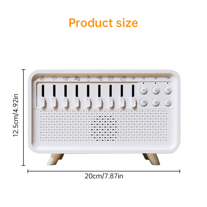 8 - Adjustable - White - Noise Air Aroma Diffuser Humidifier with Night Light and Bluetooth Speaker - V.I.P Digital Presence