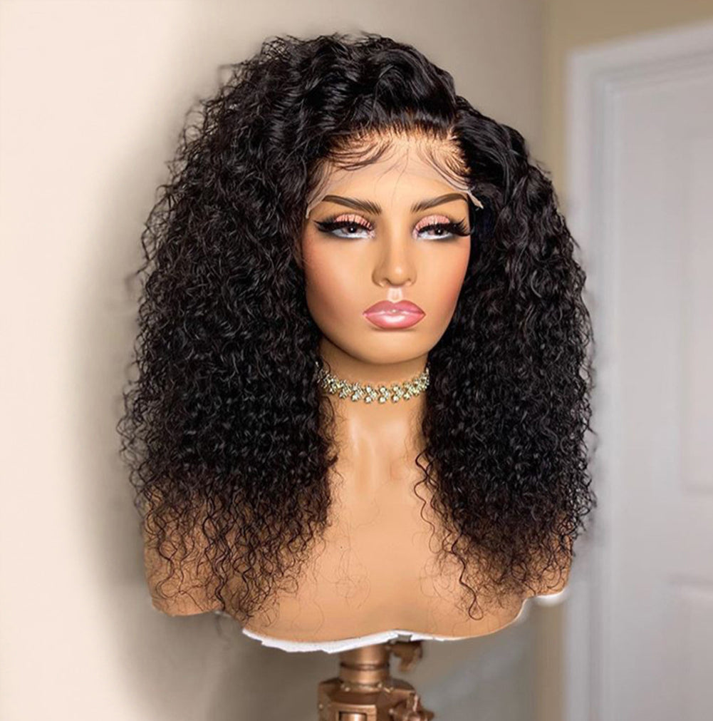European And American Wigs African Small Volume Women's Chemical Fiber Front Lace Wig - V.I.P Digital Presence