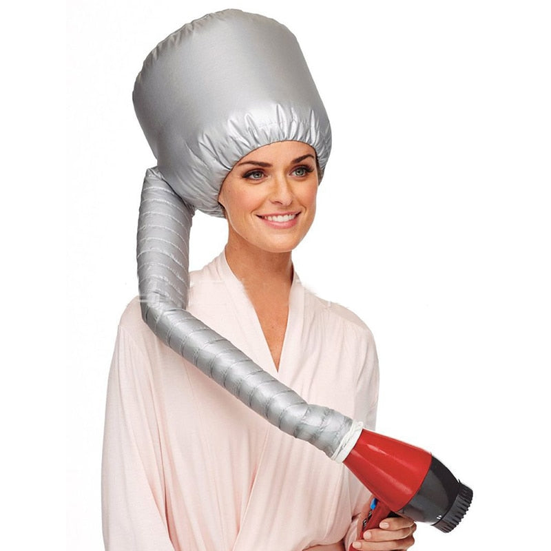 Easy use Hair perm hair dryer nursing dye hair modelling warm air drying treatment cap home safer than electric cap - V.I.P Digital Presence