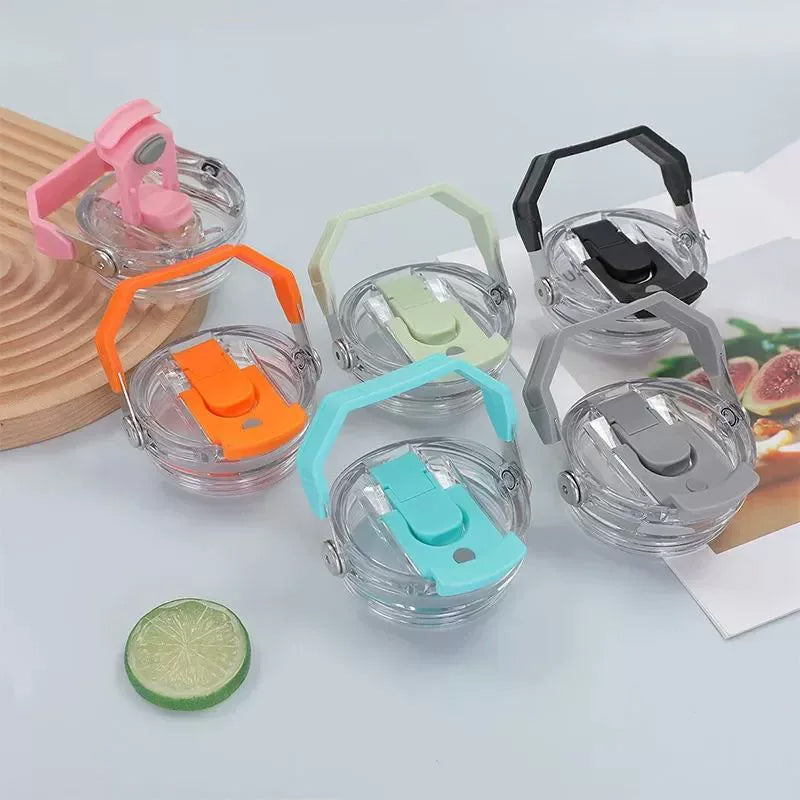 Reusable 30oz Straw Lid - BPA-free, flip cover, dishwasher safe, leak/spill-proof. Stanley tumbler accessory. - V.I.P Digital Presence