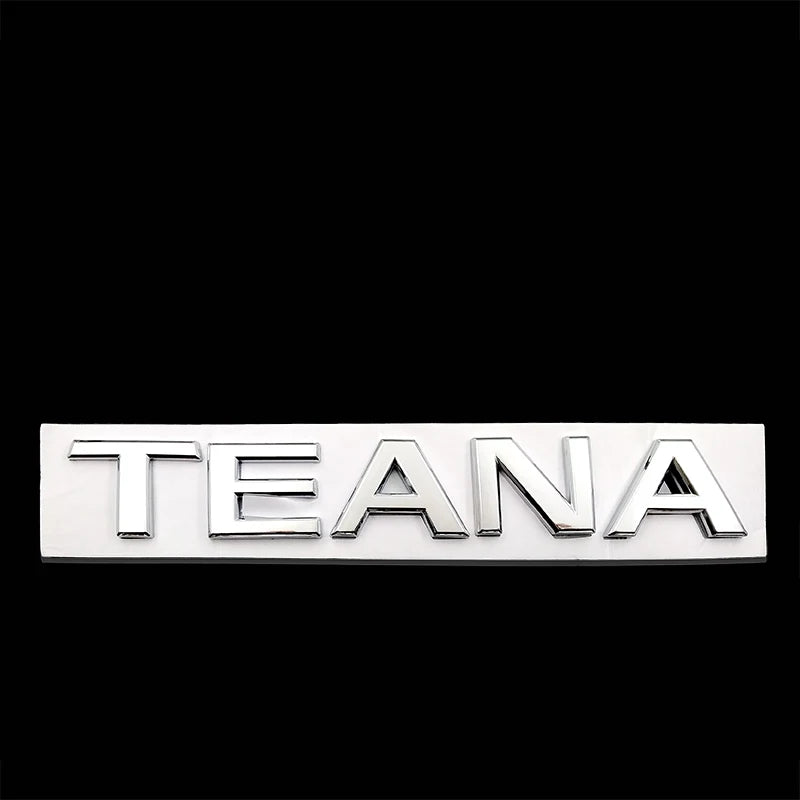 For NISSAN Teana Auto Logos Duke's rear tail logo TEANA font 230JK-V6 English Standard Letter labeling - V.I.P Digital Presence