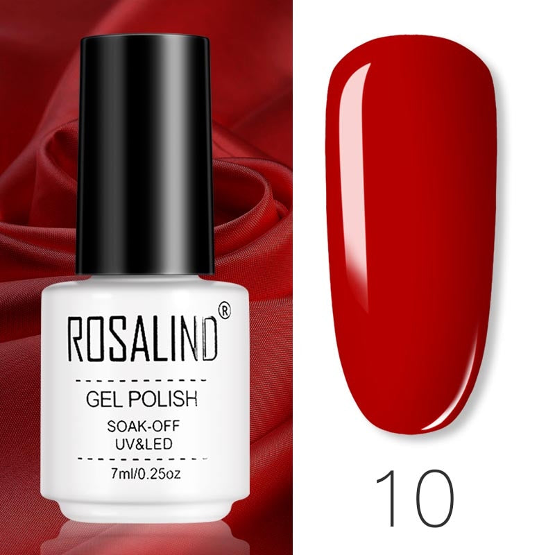 ROSALIND Gel Polish Set Manicure for Nails Semi Permanent Vernis top coat UV LED Gel Varnish Soak Off Nail Art Gel Nail Polish - V.I.P Digital Presence