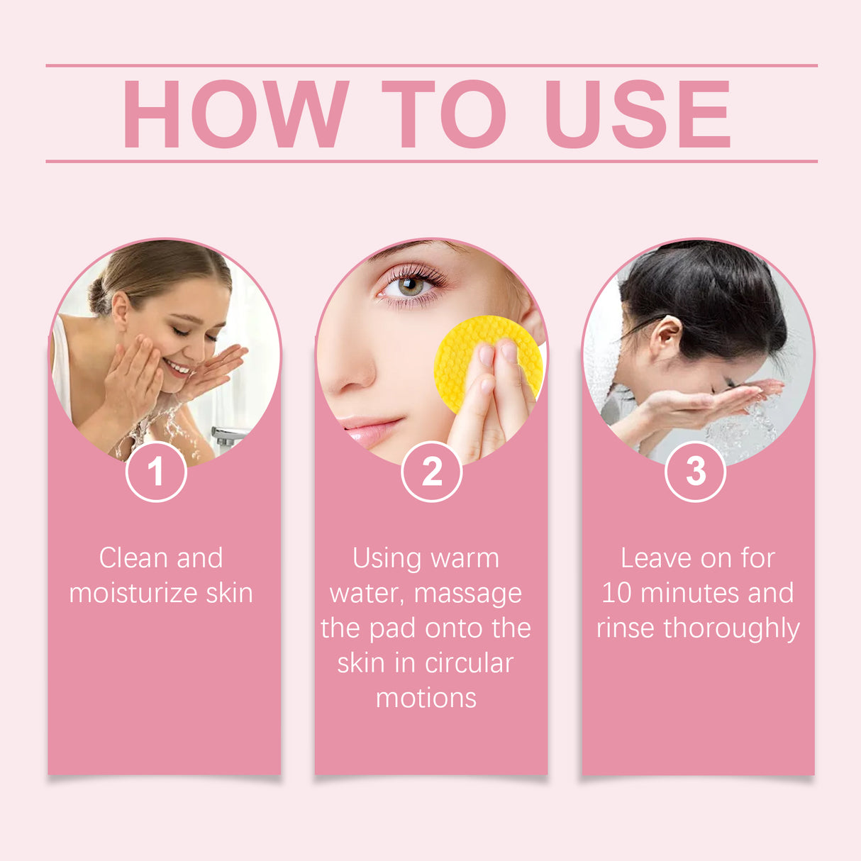 Turmeric Acid Cleansing Pad Gently Cleanses Face Skin With Refreshing And Balanced Oil Skin Care Cleansing Pad - V.I.P Digital Presence