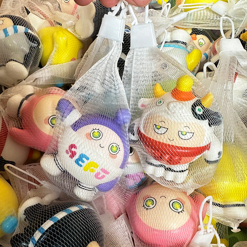 Netbag Egg Boy Party Pinch Music Stress Relief Toy Slow Rebound Ventilatory Artifact Cartoon Stress Relief Student Small Gift Item - V.I.P Digital Presence