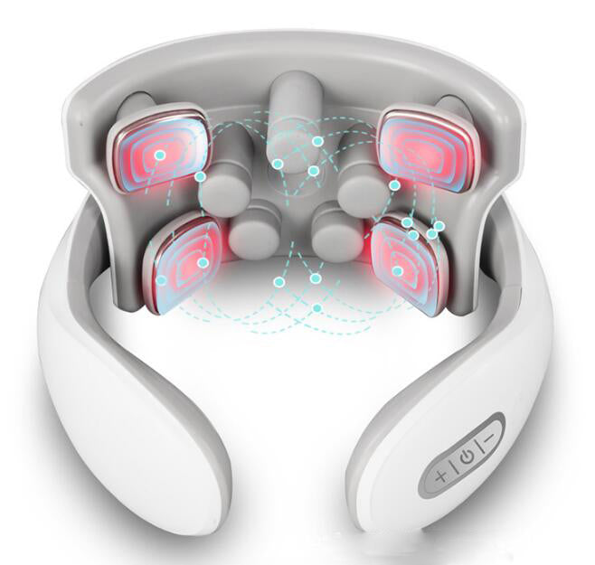 Cervical Massager Neck Massager Massage Pillow Shoulder Neck Hot Compress Physiotherapy Home Intelligent Neck Protector - V.I.P Digital Presence