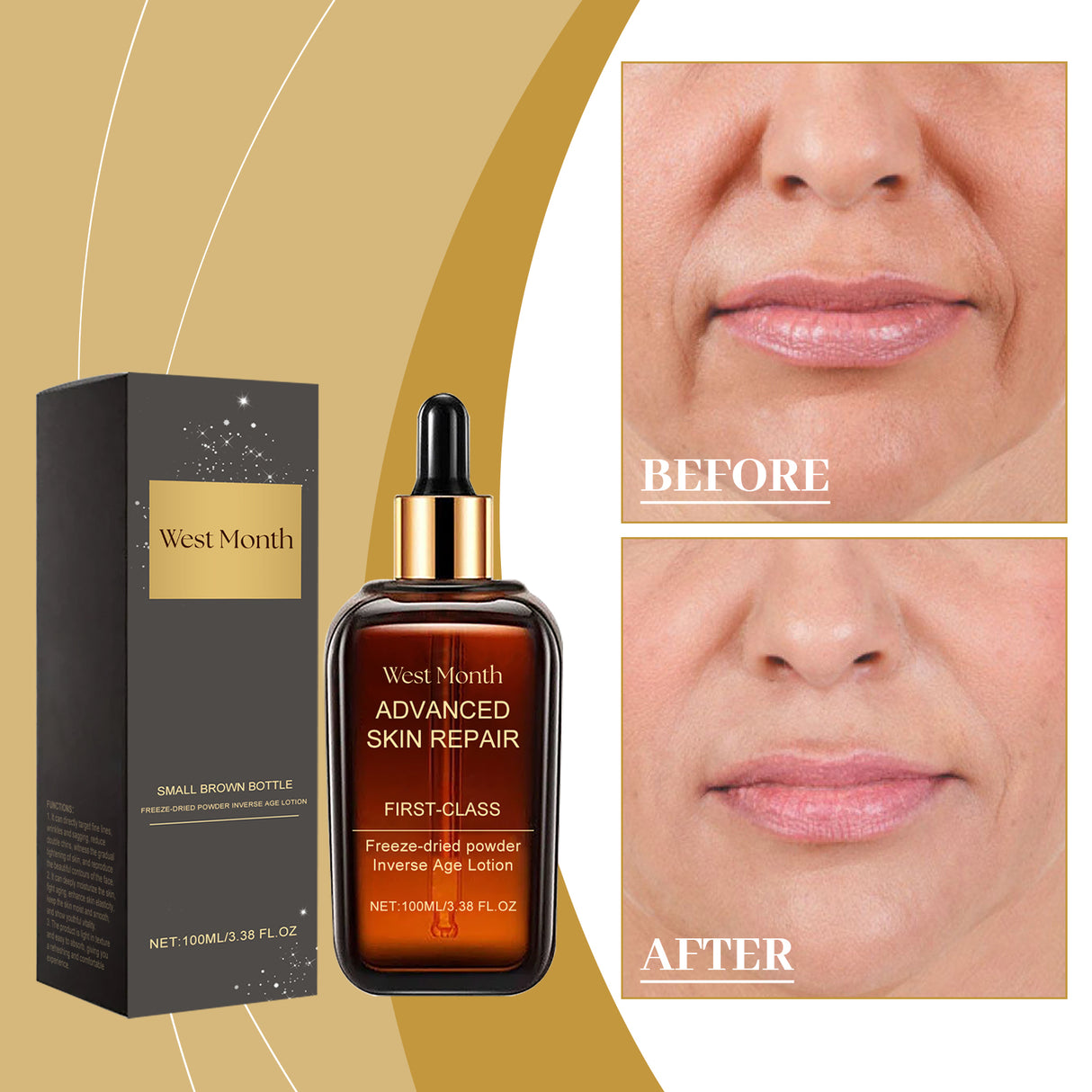 Facial Repair Serum, Brightening, Moisturizing, Hydrating And Firming Skin Serum