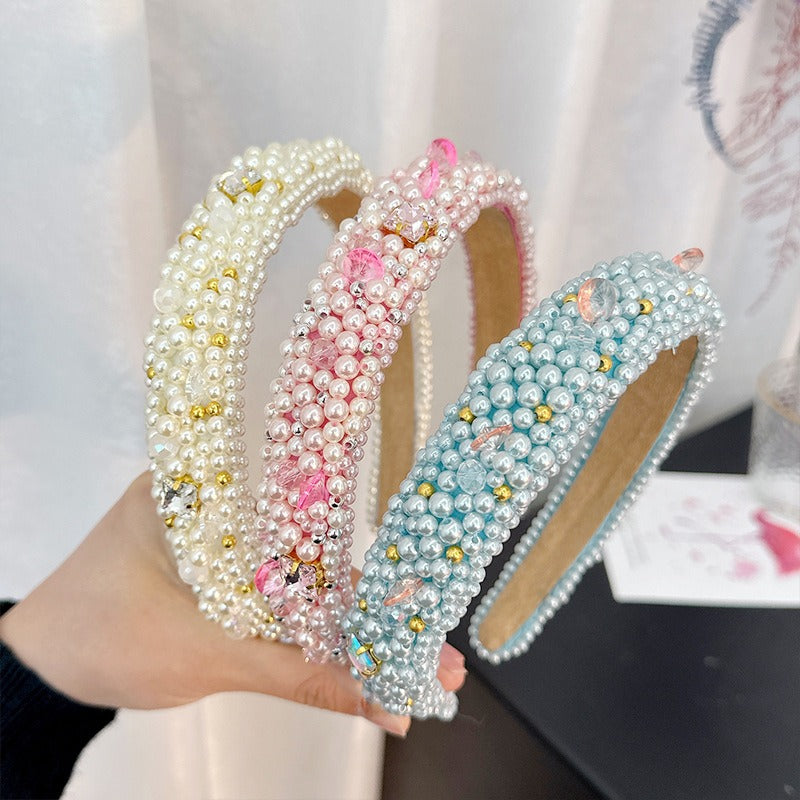 Baroque headband handmade pearl versatile - V.I.P Digital Presence