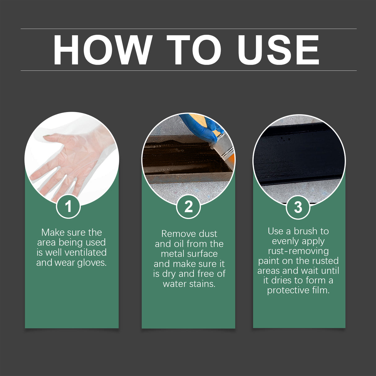 Metal Rust Removal Paint Metal Surface Rust Prevention Durable Protection Rust Quick Dry Rust Removal Paint - V.I.P Digital Presence