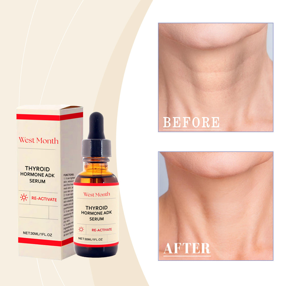 Neck Moisturizing Treatment Essence, Moisturizing And Nourishing The Skin's Elastic Neck Essence