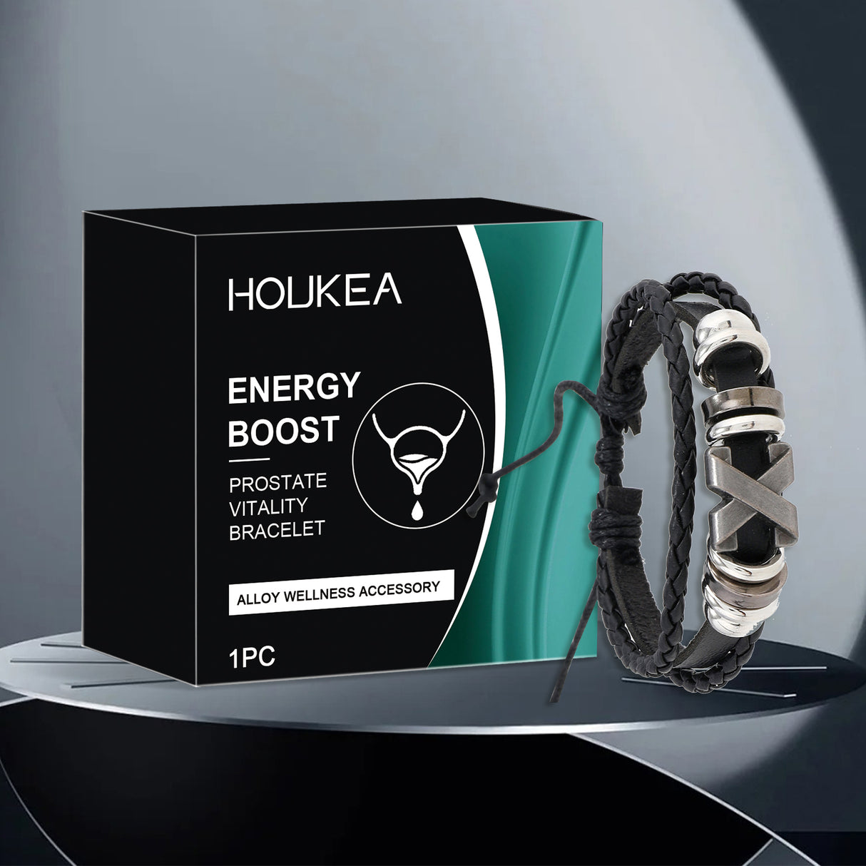 Men's Care Bracelet, Gentle Care For Men's Body Comfortable Lightweight Portable Fashion Care Bracelet - V.I.P Digital Presence