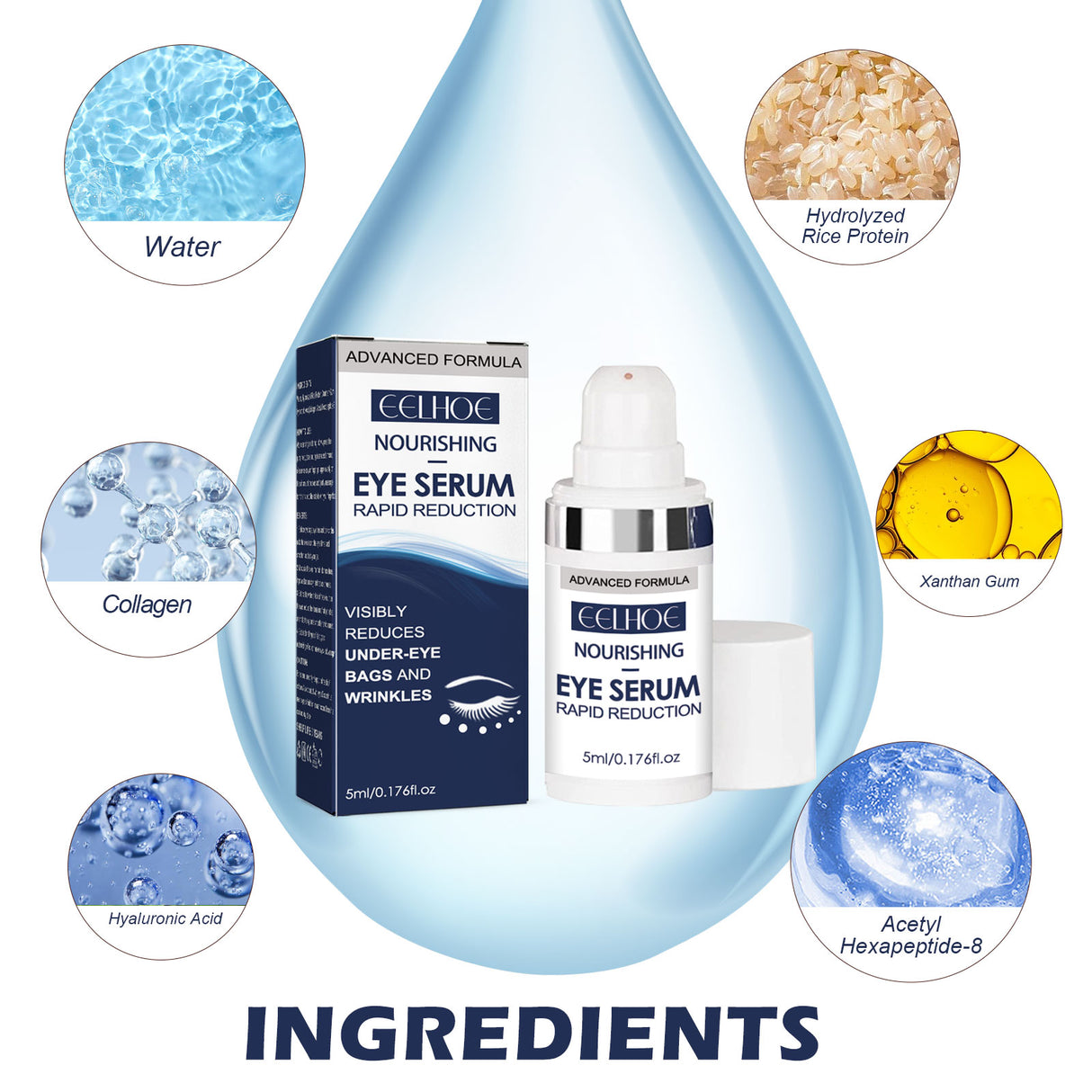 Eye Repair Essence Moisturizes, Hydrates And Lightened Eye Lines, Strengthens, Lifts And Smooths Fine Lines - V.I.P Digital Presence