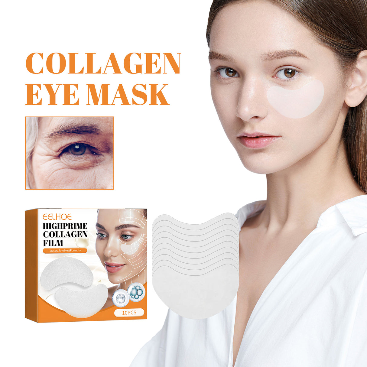 Collagen Eye Mask Collagen Essence Soft Skin Lifting Elastic Moisture Crystal Eye Mask - V.I.P Digital Presence