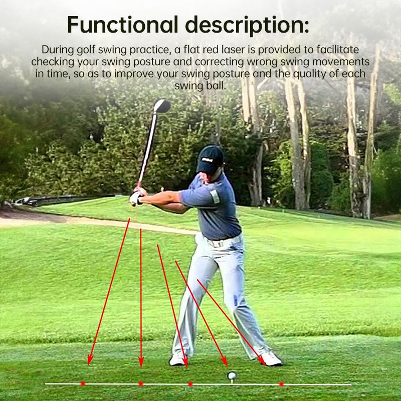 Golf swing training aid: swing plane corrector, posture indicator, indoor laser practice tool. - V.I.P Digital Presence