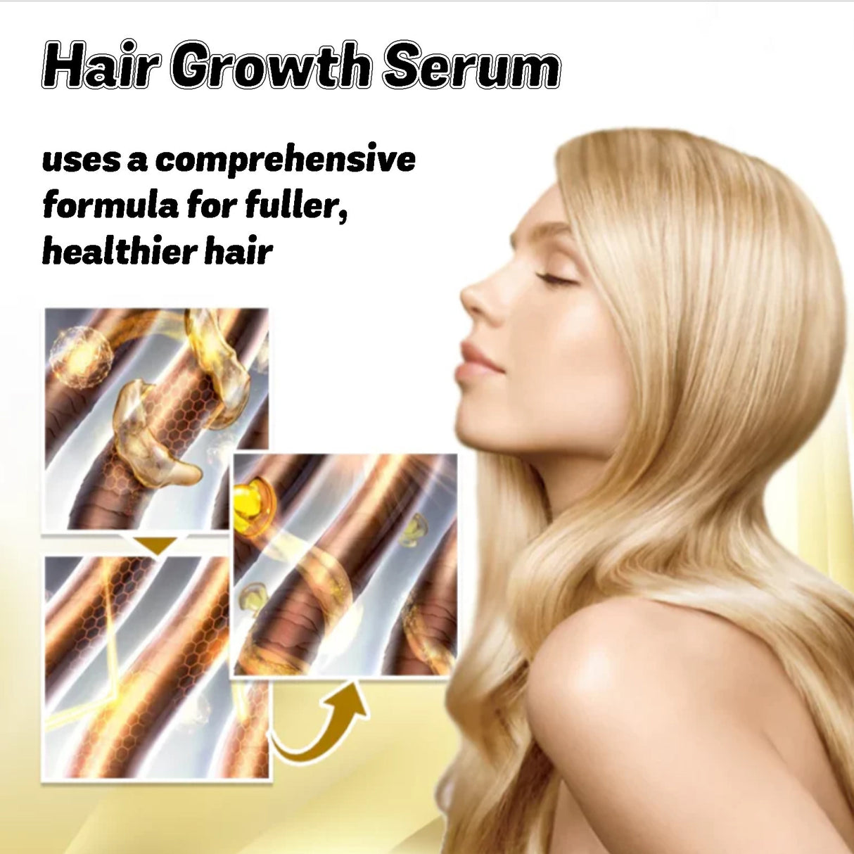 Hair Growth Serum, Prevent Fixation And Nourish Thick Hair And Scalp - V.I.P Digital Presence