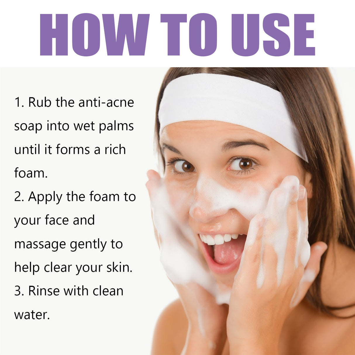 Lavender Oil Control Acne-Cleansing Soap For Cleansing Facial Skin Pores Oil Control Acne-Moisturizing Cleansing Soap - V.I.P Digital Presence