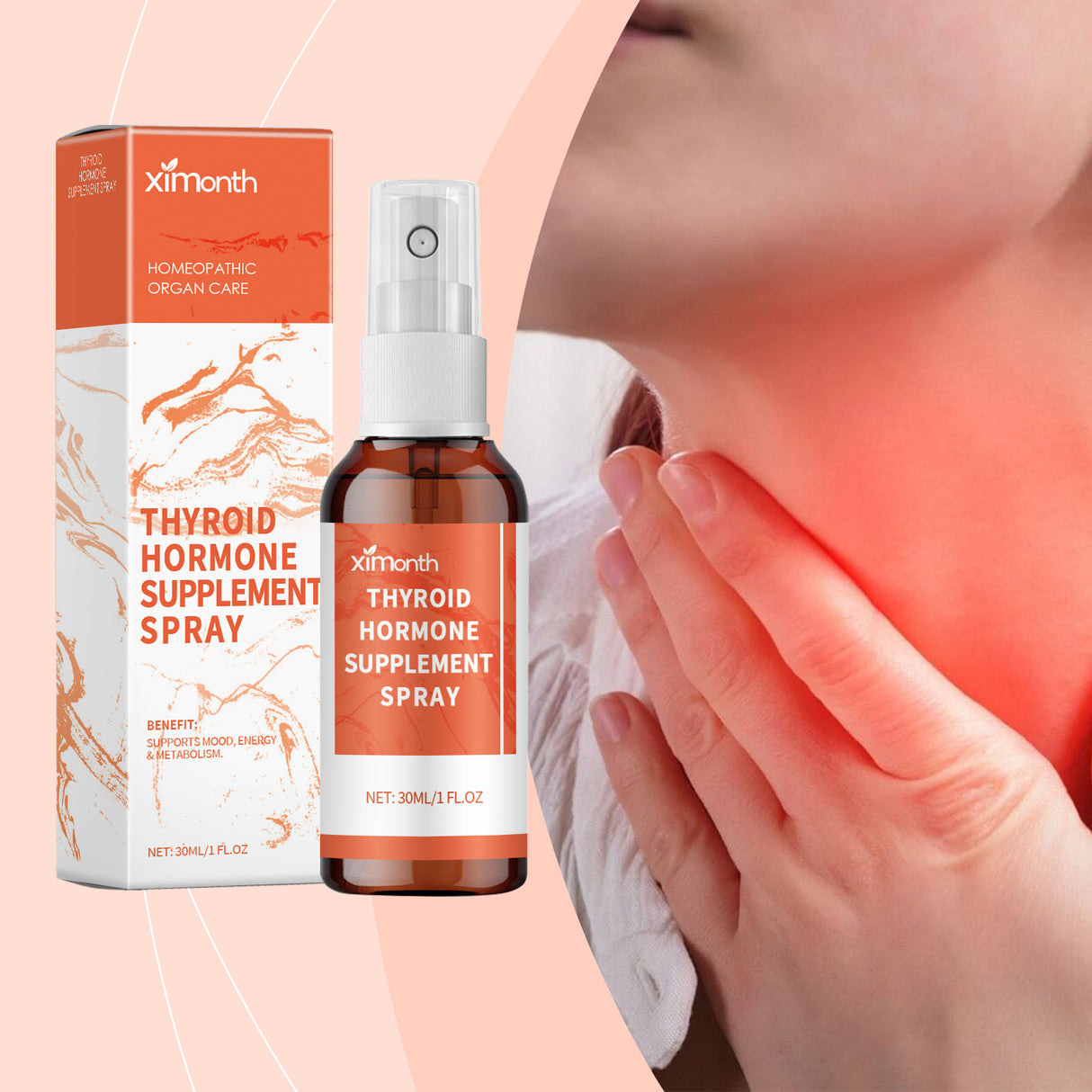 Body Care Supplement Spray Neck Neck Care Skin Topical Massage Moisturizing Spray - V.I.P Digital Presence