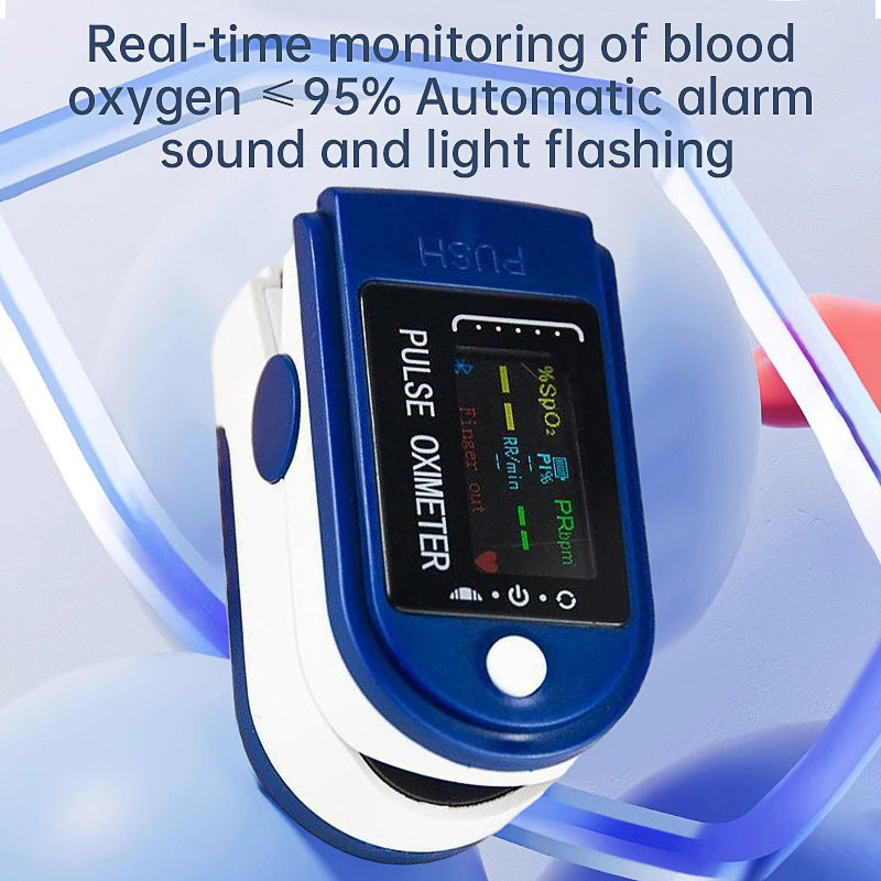 Pulse oximeter LK88 finger clamp blood oxygen detector blood oxygen saturation fingertip heart rate monitoring - V.I.P Digital Presence