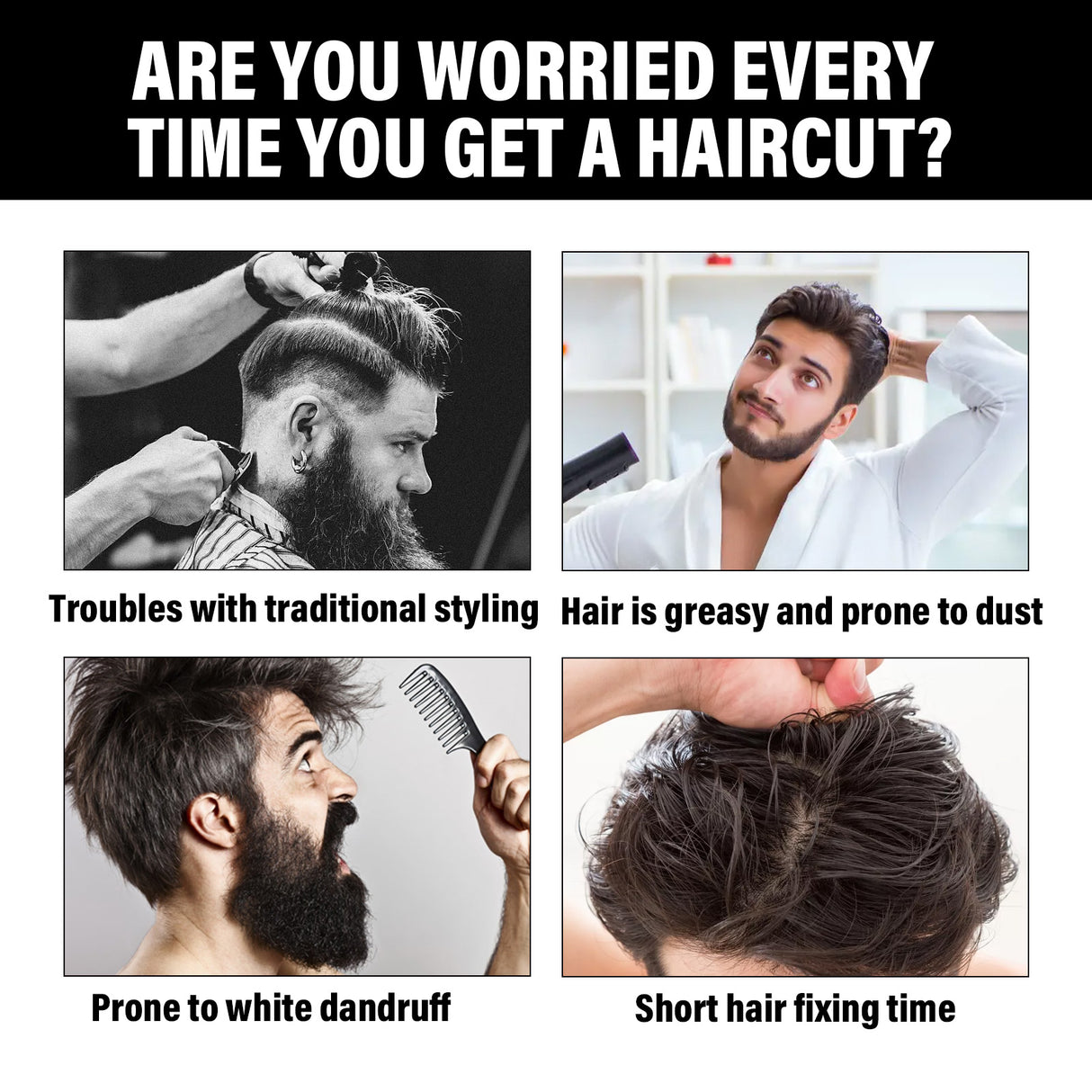 Control Pomade, Broken Hair Care Oil Head Back Head Natural Fluffy Lasting Styling Solid Wax - V.I.P Digital Presence