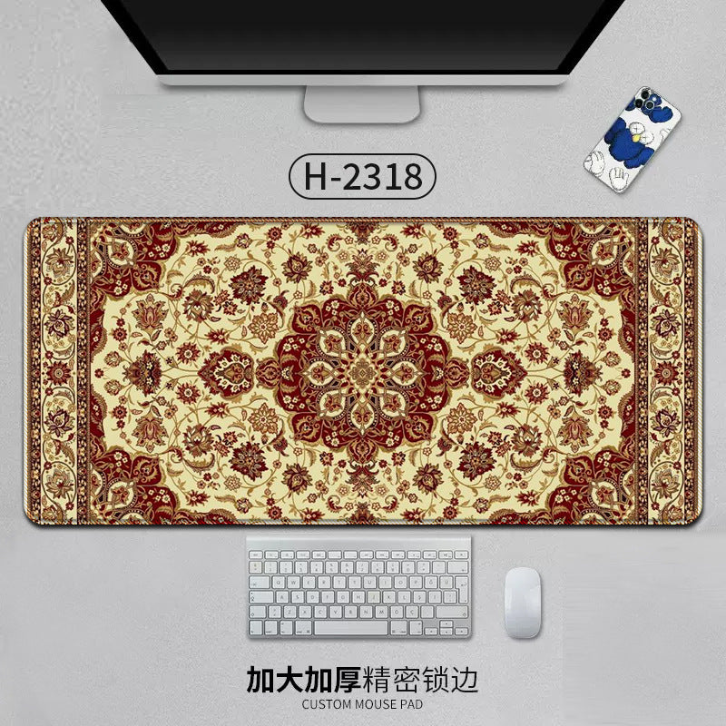 Large Persian Mouse Pad Office Carpet MousePad Natural Rubber Lockedge Anti Slip Desk Mat Laptop Office Game Accessories Pad - V.I.P Digital Presence