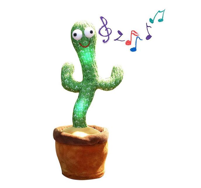 Dancing Cactus Electron Plush Toy Soft Plush Doll Babies Cactus That Can Sing And Dance Voice Interactive Bled Stark Toy For Kid - V.I.P Digital Presence