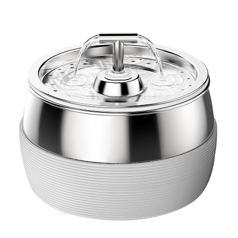 Stainless Steel Smart Pet Water Dispenser with Automatic Circulation and Filtration, Large Capacity Feeder for Cats and Dogs - V.I.P Digital Presence