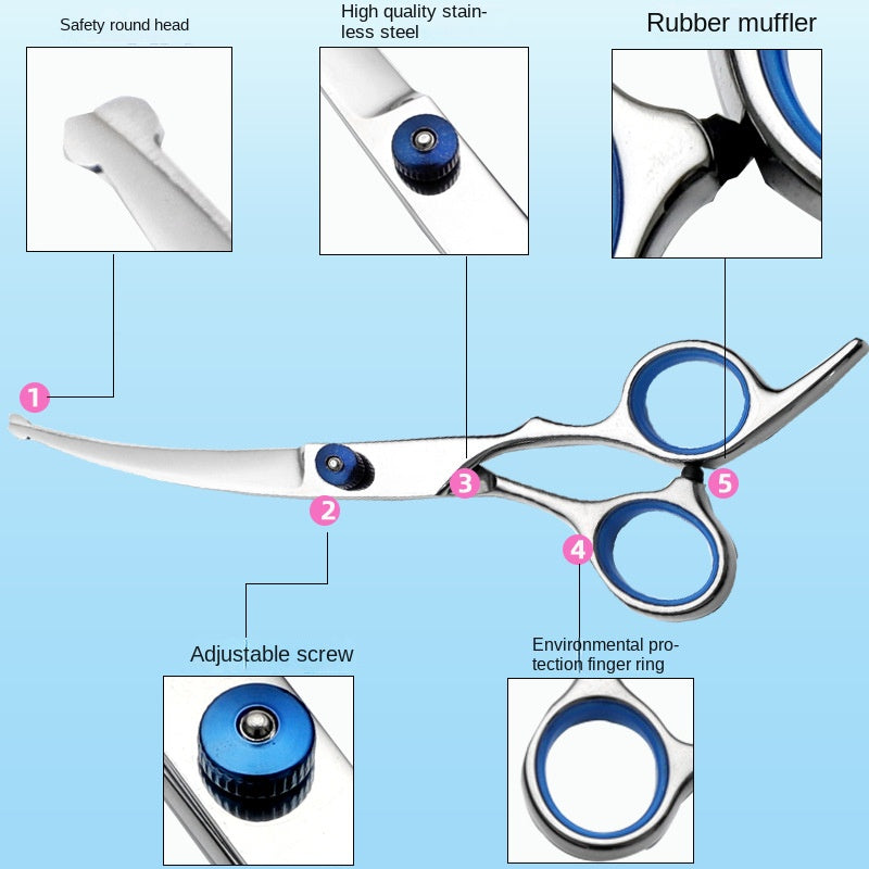 Stainless steel pet scissors for dog grooming - V.I.P Digital Presence