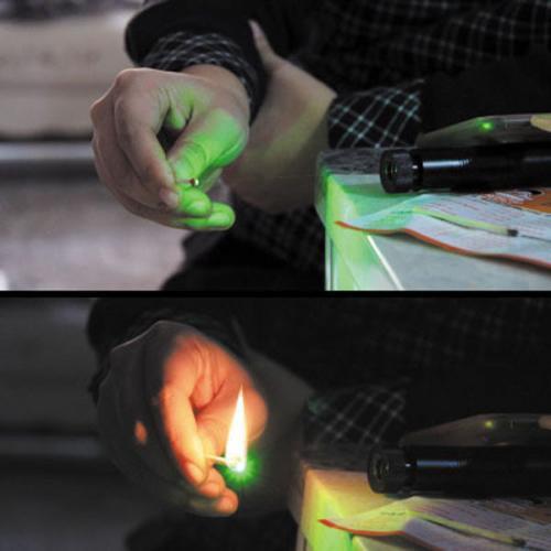 Military Green Burning Laser Pointer