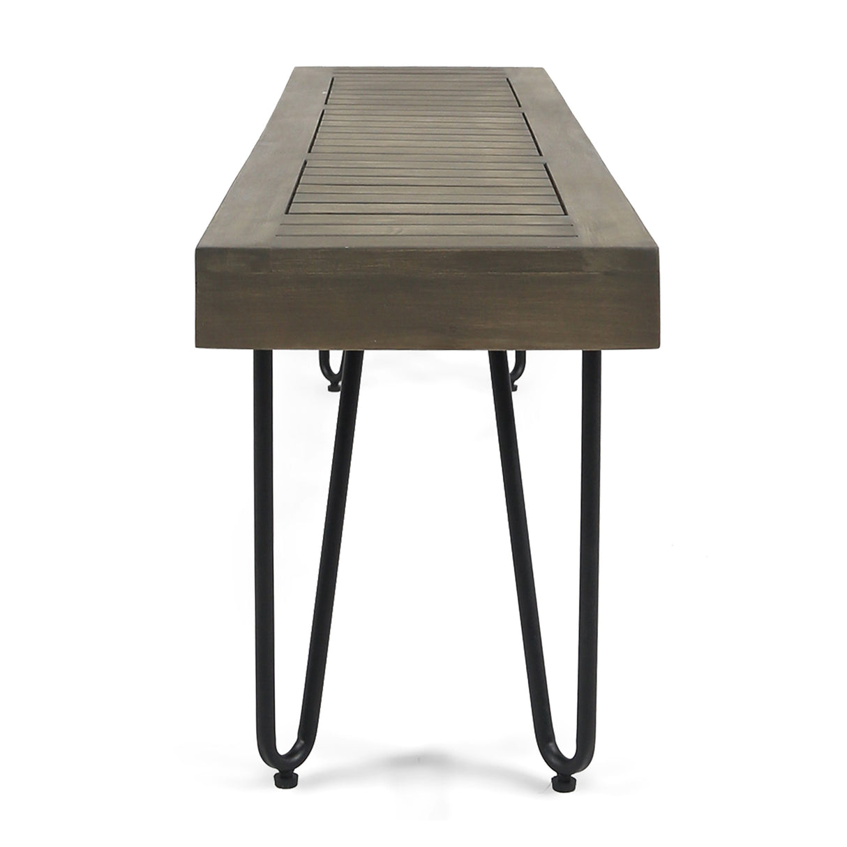JANE INDUSTRIAL WOOD AND METAL BENCH - V.I.P Digital Presence