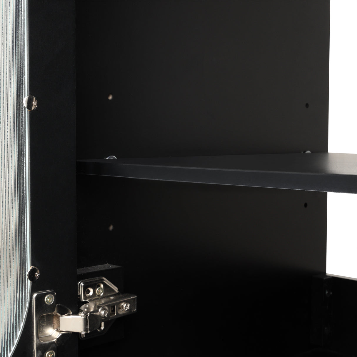 30" Bathroom Vanity with Sink, Bathroom Vanity Cabinet with Two Drawers and Door, Adjustable Shelf, Solid Wood and MDF, Black - V.I.P Digital Presence