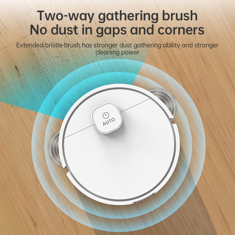**3-in-1 Sweeping Robot: USB Charging, 1000Pa Suction, Auto-Clean for Pet Hair, Carpets & Floors** - V.I.P Digital Presence