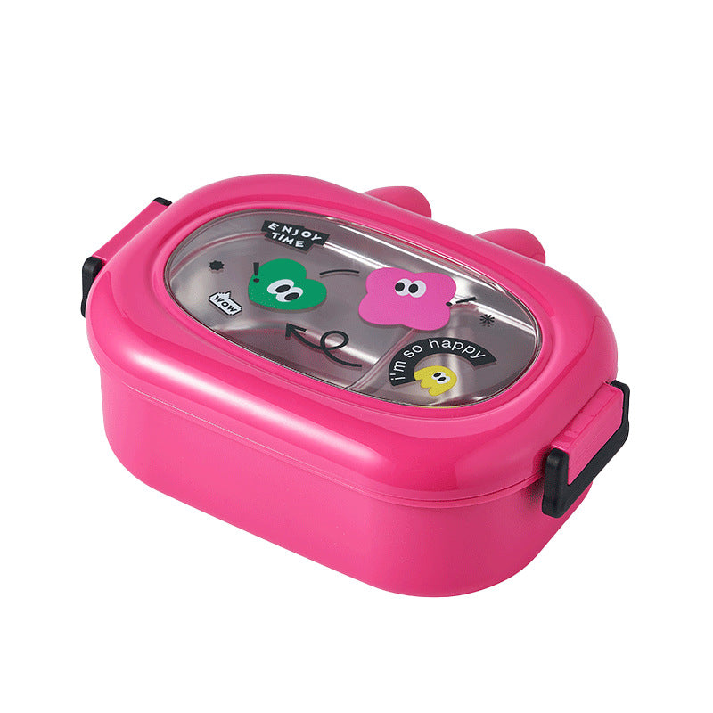 Dopamine can be heated by microwave 304 stainless steel insulation and fresh-keeping compartment lunch box lunch box - V.I.P Digital Presence