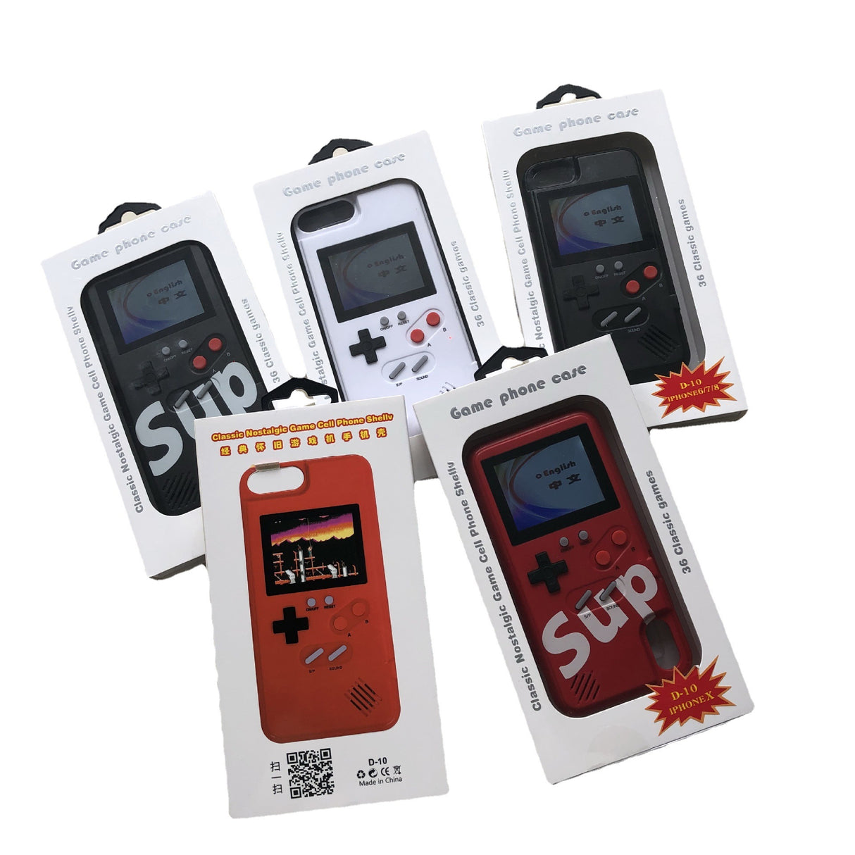 Color Screen Game Console Is Applicable To Huawei iPhone 12pro Apple 13 Phone Case Xsmax Phone Case XR 678p Cover - V.I.P Digital Presence