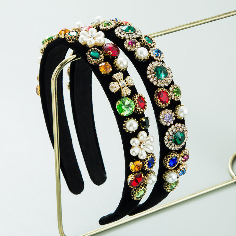 Fashion Baroque Court Headband Women's Luxury Fine Edge Premium Headwear - V.I.P Digital Presence