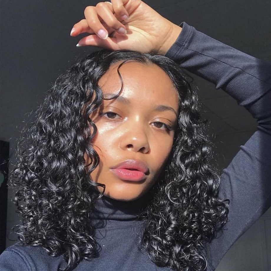 Wig female European and American short curly hair African small curly explosive head chemical fiber headgear - V.I.P Digital Presence