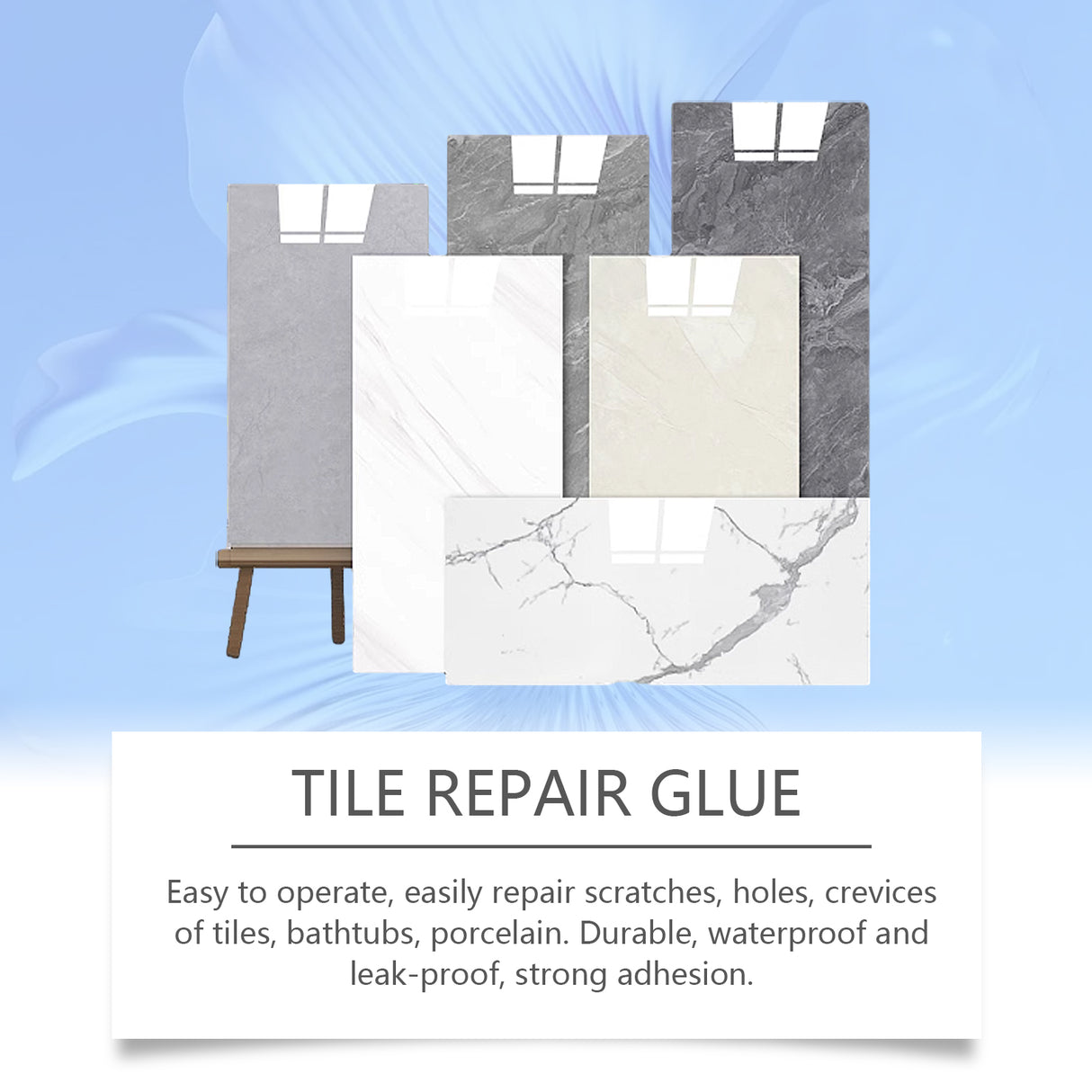 Tile Repair Glue, Living Room Bathroom Wall Tile Repair Leak Gap Waterproof Sealing Tile Repair Glue - V.I.P Digital Presence