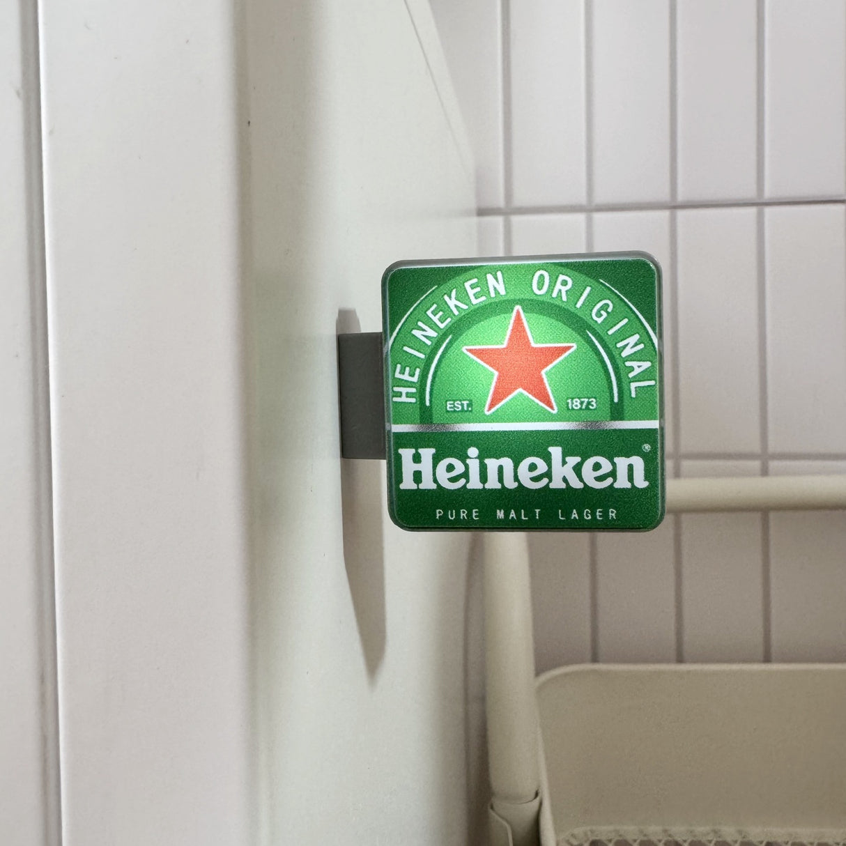 Creative Beer Series Magnetic Attraction Light Sign Fridge Magnet Perforated Board Entrance Door Luminescent Magnetic Decoration Magnetic Sticker - V.I.P Digital Presence