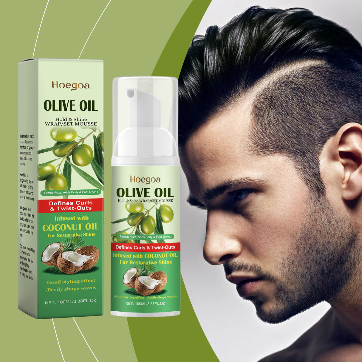 Hair Styling Foam Mousse Refreshing Oil Control Light Protection Volume Fluffy Long-Lasting Styling Dry Hair Mousse - V.I.P Digital Presence