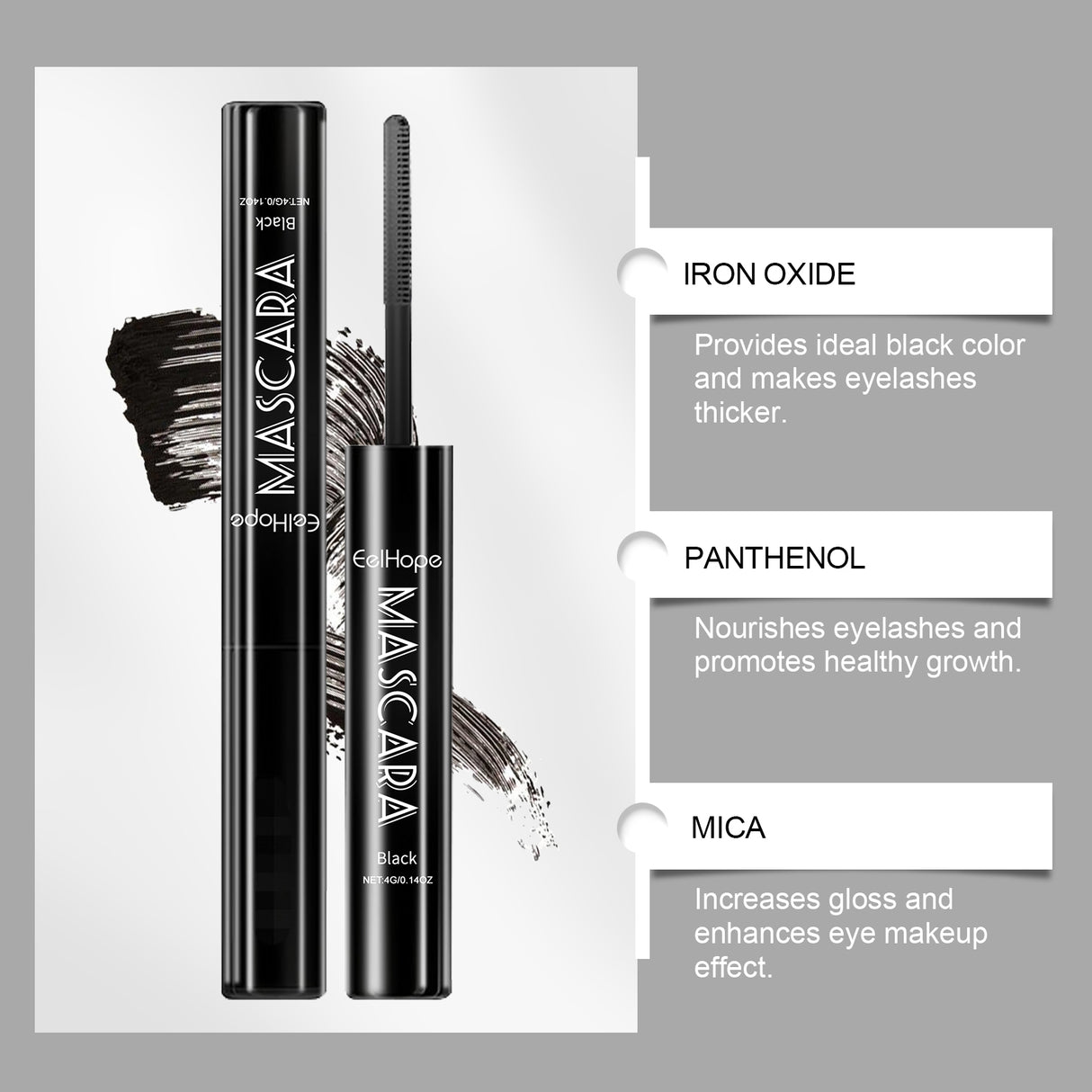 Black Mascara Long-Lasting Long-Lasting Makeup Natural Beautiful Curling Does Not Easily Stain Black Mascara - V.I.P Digital Presence