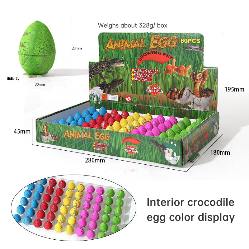 Dinosaur egg children soak in water to expand hatching small toys cracked shell simulation animal - V.I.P Digital Presence