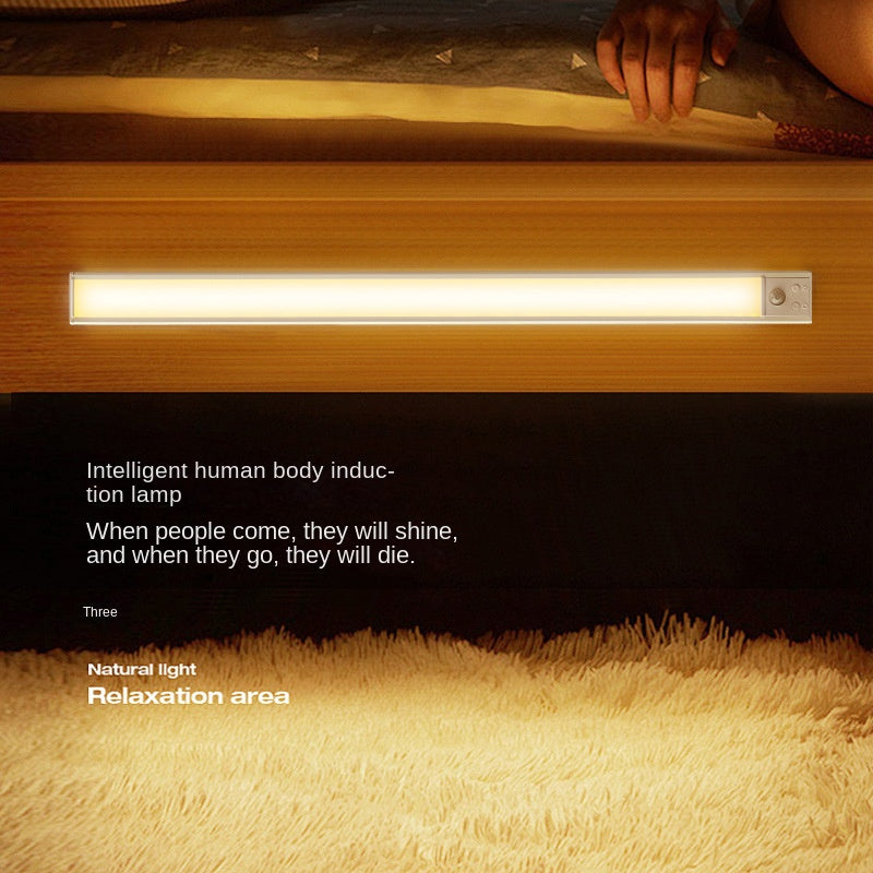 LED ultra-thin human body induction lamp magnetic self-adhesive wardrobe cabinet wine cabinet light strip - V.I.P Digital Presence