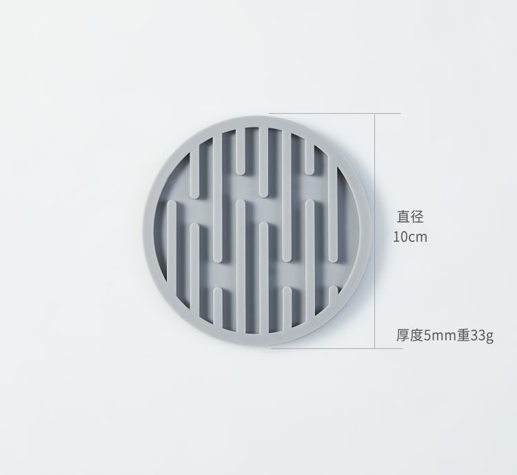 Hot selling silicone cup pad, circular and thickened 10CM drainage pad, heat insulation and anti slip tea cup pad - V.I.P Digital Presence