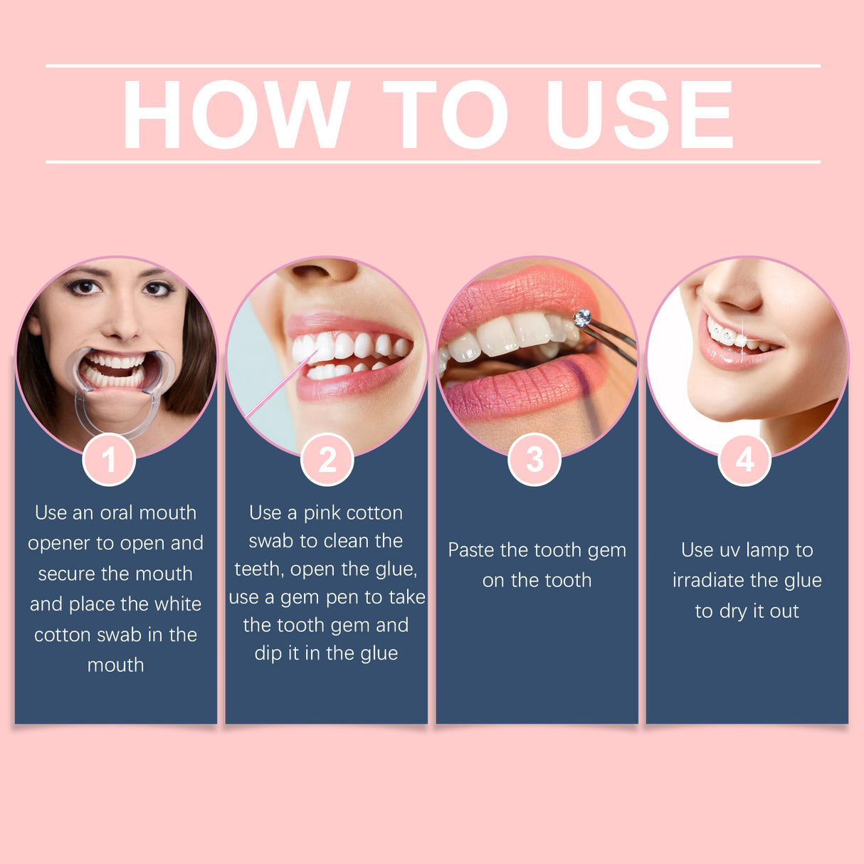 Flash Dental Drill Set Creative Diy Fashion Beauty Dental Spice Jewelry Dental Smile Crystal Dental Drill - V.I.P Digital Presence