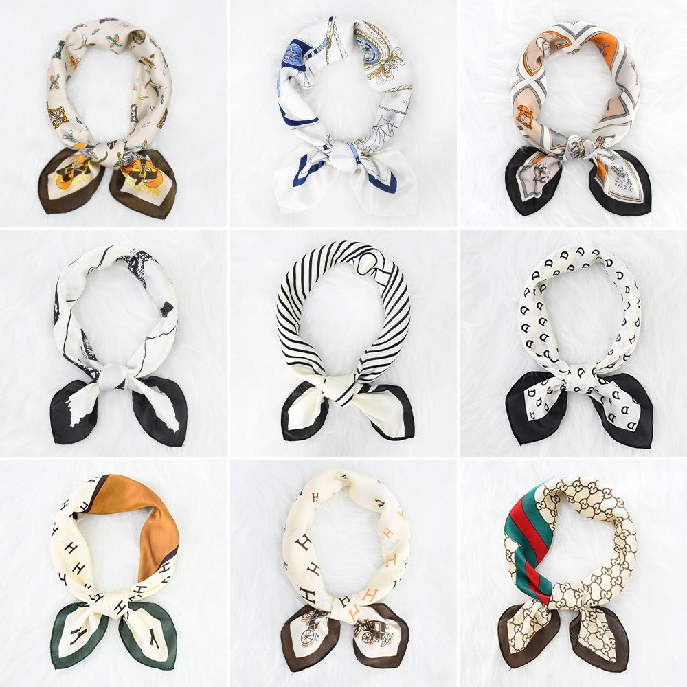 Silk Scarf Women's Sunscreen Beach Imitation Silk Versatile Silk Scarf Neckband - V.I.P Digital Presence